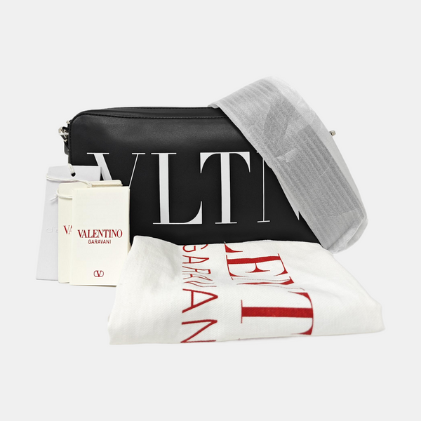 Vltn Calfskin Black