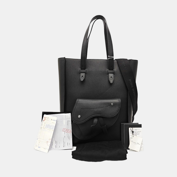 Calfskin Tote Bag Black