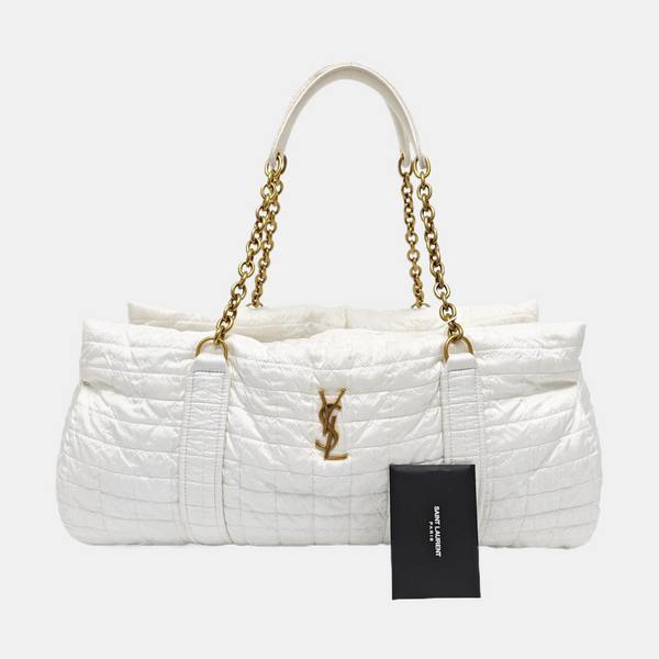 Quilted Fabric White