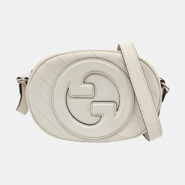 Soho Mini Quilted Lambskin White