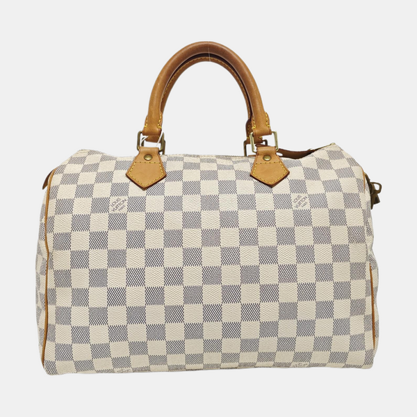 SPEEDY 30 Lona Damier Azur Revestida Blanca