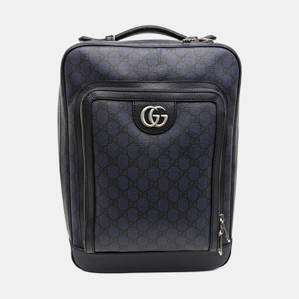 Ophidia Medium Monogram Coated Canvas Blue