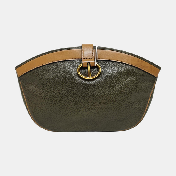Calfskin Clutch Green