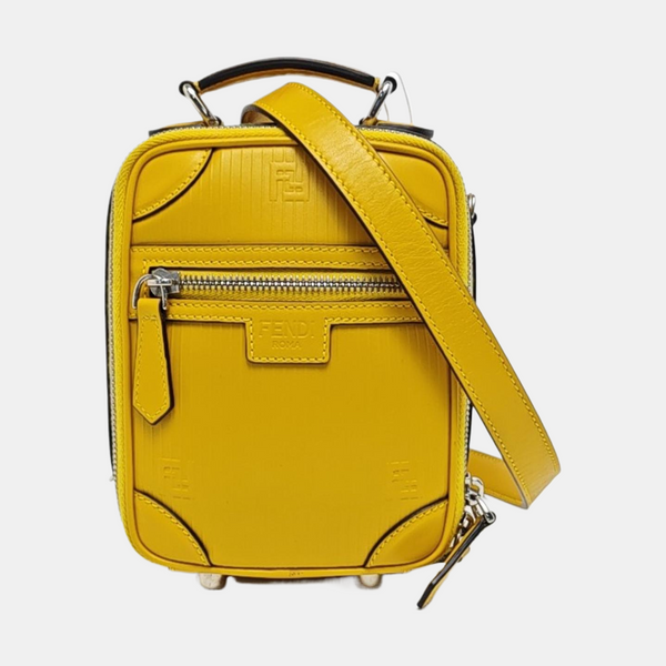 Calfskin Shoulder Bag Mini Yellow