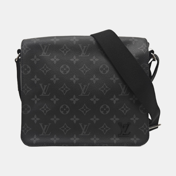 DISTRICT PM Monogram Coated Canvas Gray