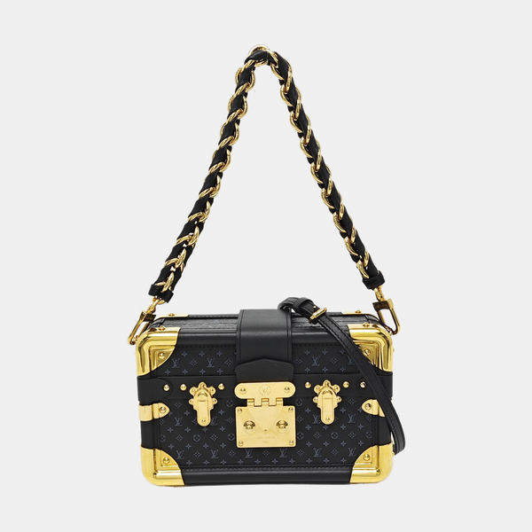 PETITE MALLE Calfskin Black