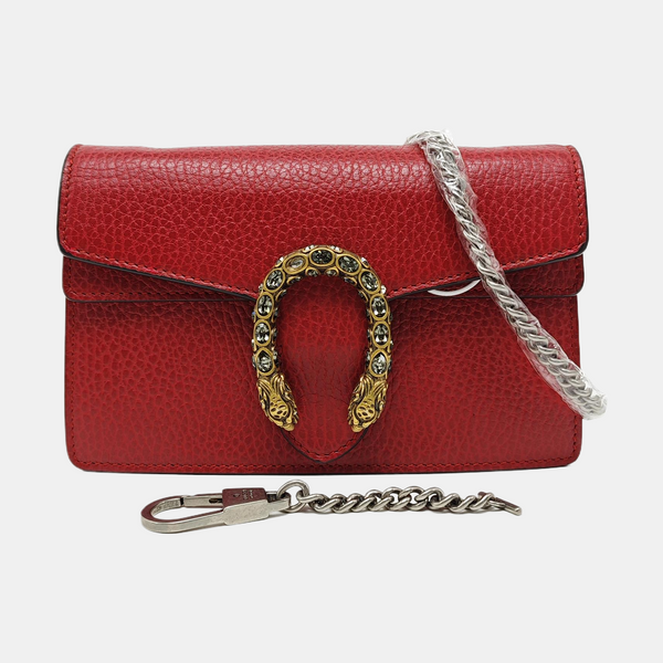 Dionysus Super Mini Calfskin Red
