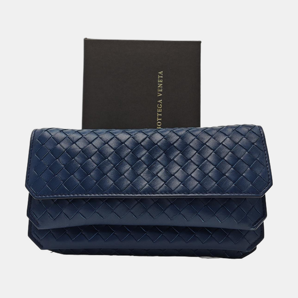 Calfskin Wallet Blue