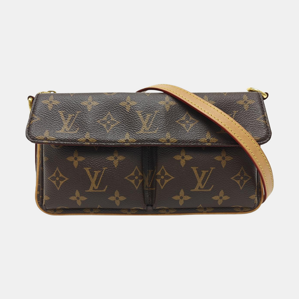 VIVA CITE Monogram Coated Canvas Brown