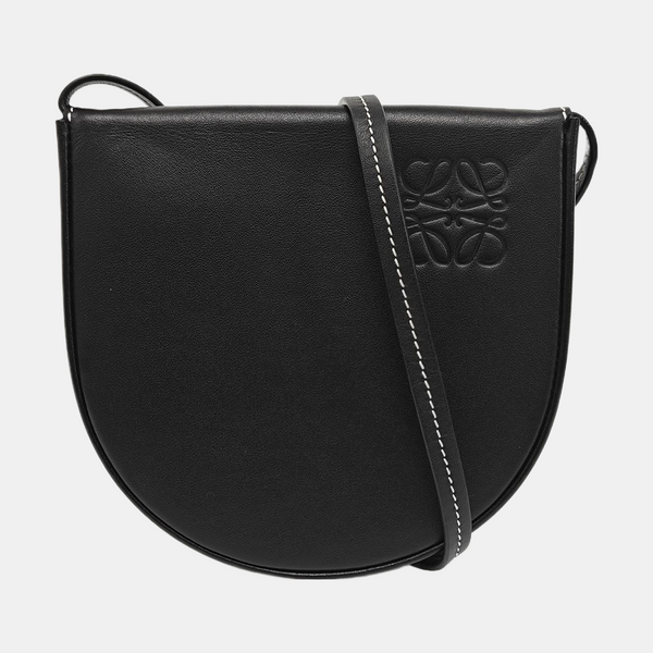 Heel Small Calfskin Black
