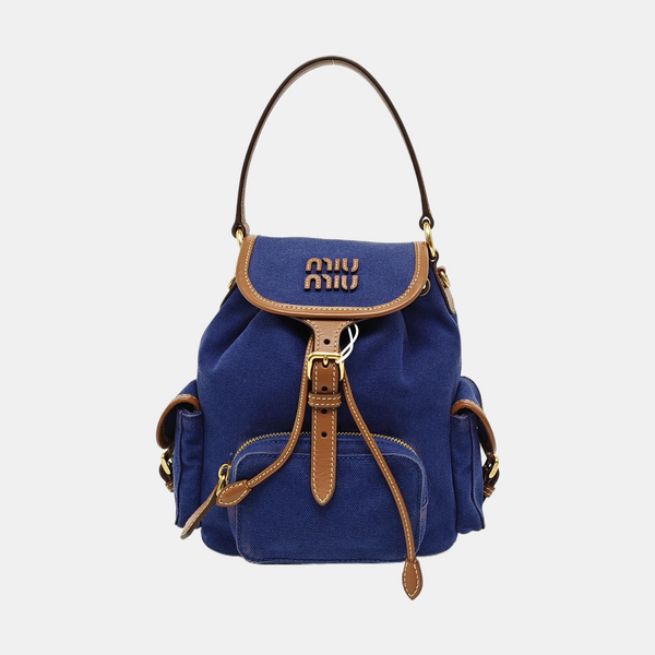 Canvas Backpack Blue