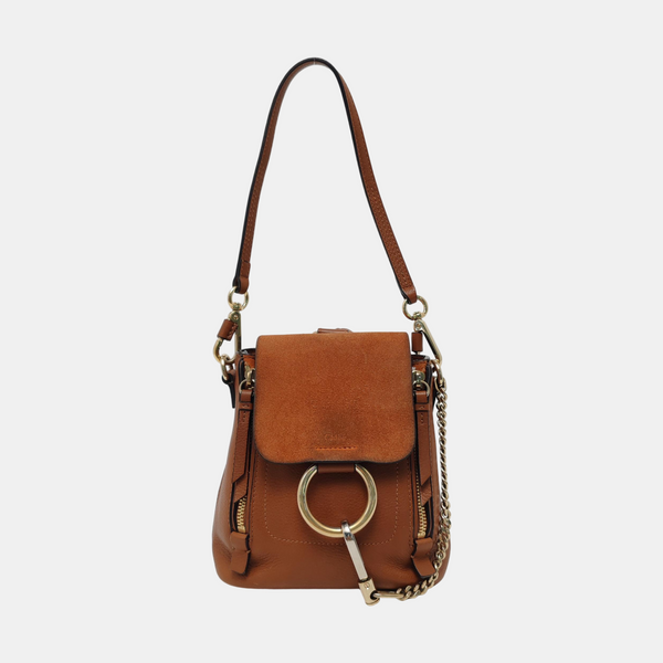 Faye Mini Calfskin Brown