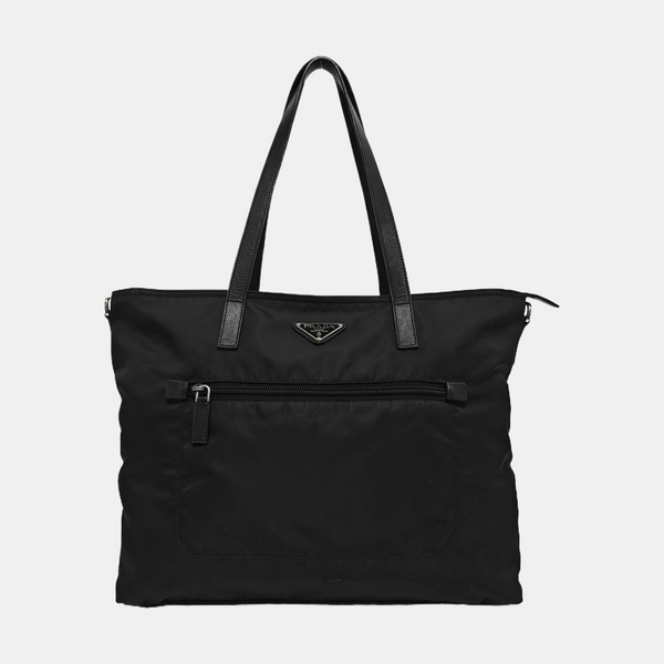 Nylon Tote Bag Black
