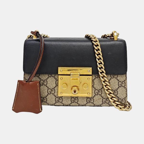 Padlock Small Monogram Coated Canvas Multicolor