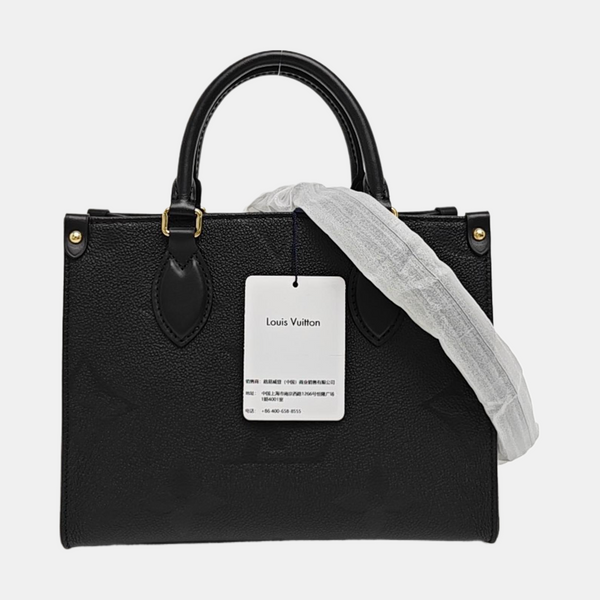 ONTHEGO PM Monogram Calfskin Black