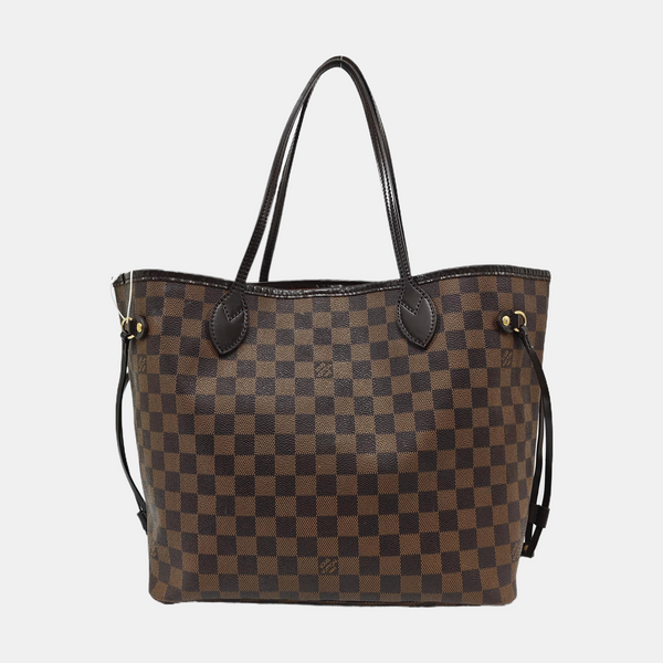 NEVERFULL MM Damier Ebene Coated Canvas Brown