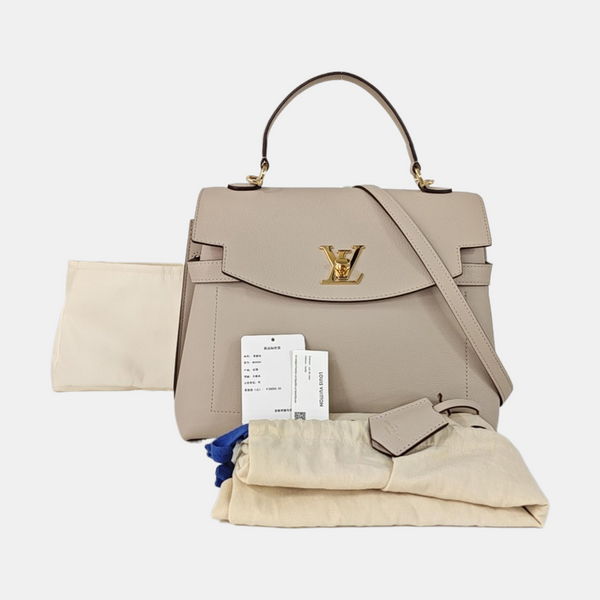 Calfskin Shoulder Bag Beige