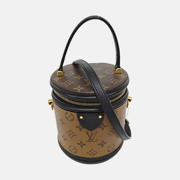 CANNES PM Monogram Coated Canvas Brown