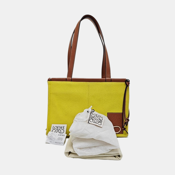 Cushion Small Canvas Yellow