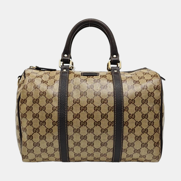 Joy Monogram Coated Canvas Beige