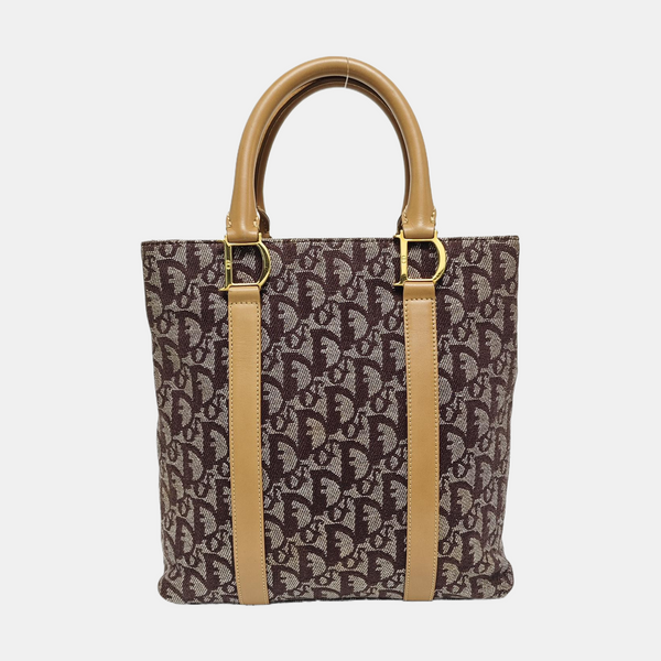 Vintage Tote Oblique Canvas Brown