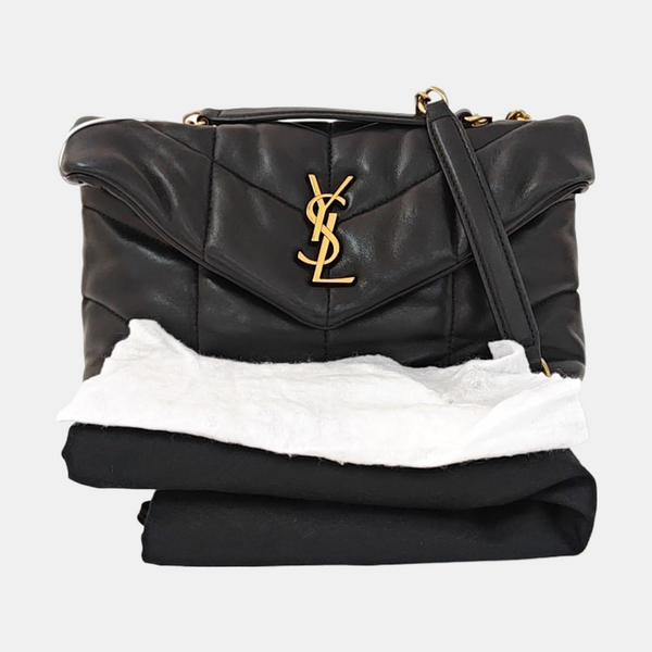 PUFFER Quilted Lambskin Black