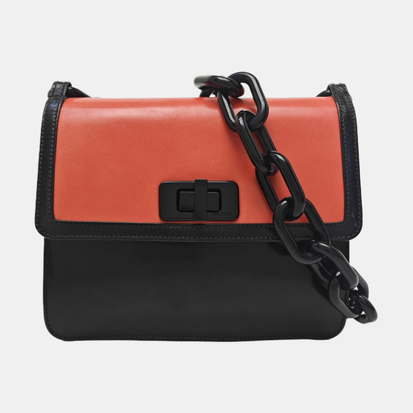 Calfskin Shoulder Bag Black