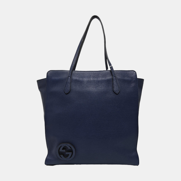 Calfskin Shoulder Bag Blue