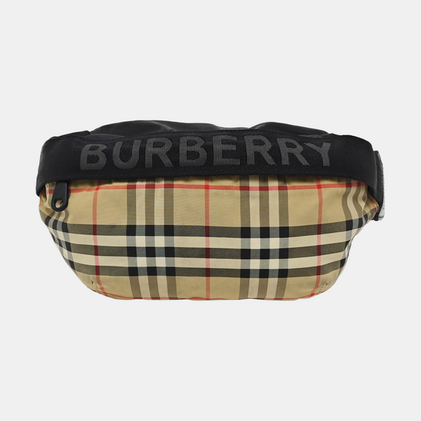 Fabric Belt Bag Brown