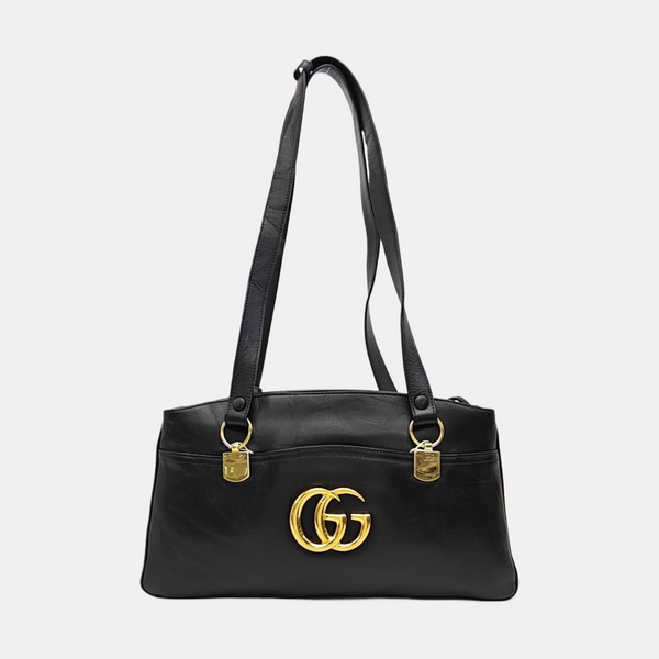 Arli Large Calfskin Black
