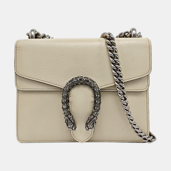 Dionysus Mini Calfskin White