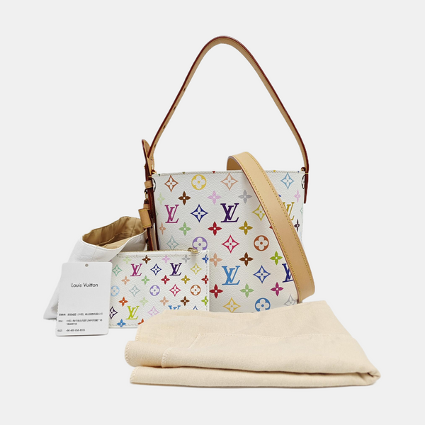 LV × TM ALL IN BB Monogram Coated Canvas White