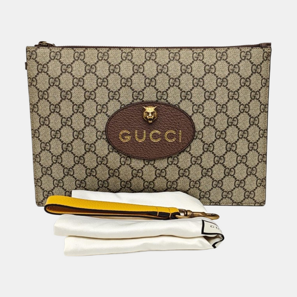 Neo Vintage Monogram Coated Canvas Beige