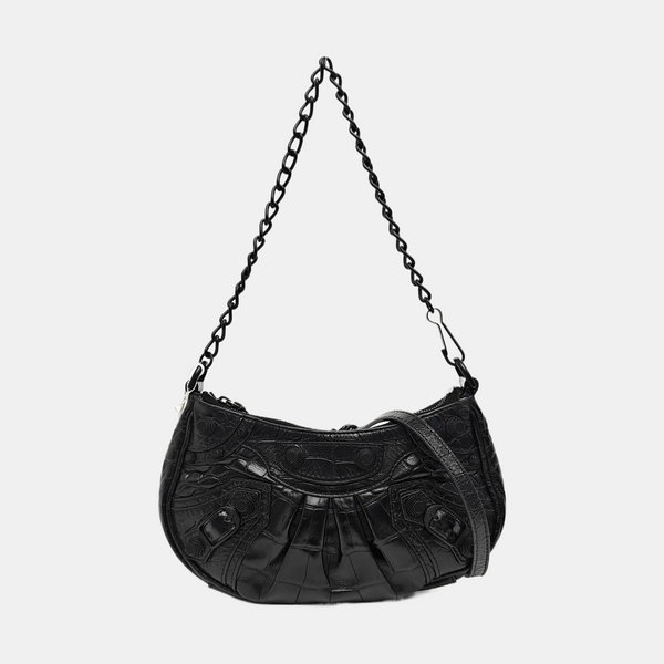 Le Cagole Mini Calfskin Black