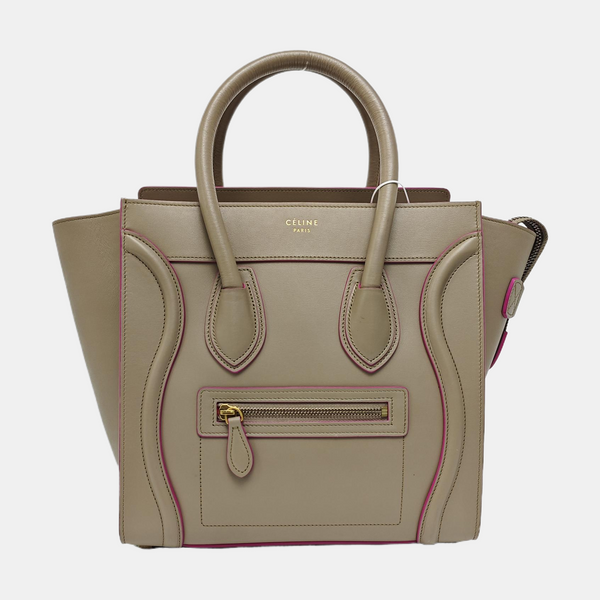 LUGGAGE Micro Calfskin Gray