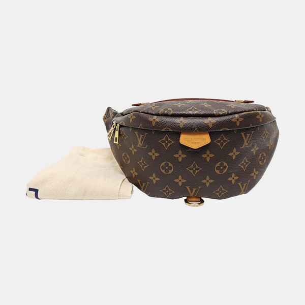 BUMBAG Monogram Coated Canvas Brown