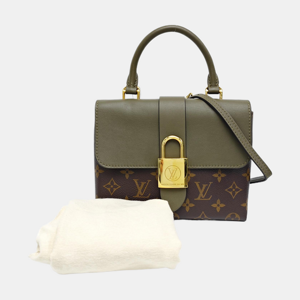 LOCKY BB Monogram Calfskin Green