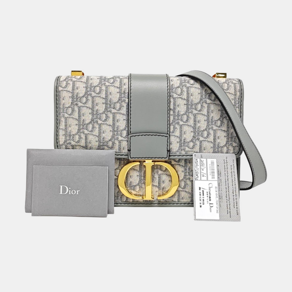 30 Montaigne Oblique Canvas Gray