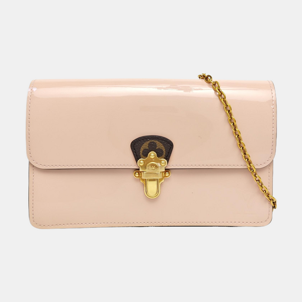 CHERRYWOOD Monogram Patent Leather Pink