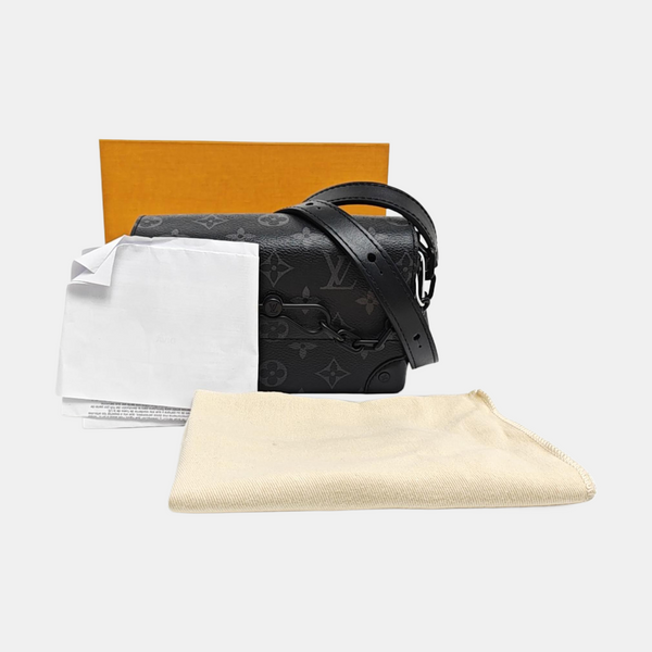 STEAMER Mini Monogram Coated Canvas Black