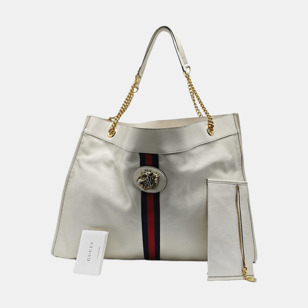 Rajah Calfskin White