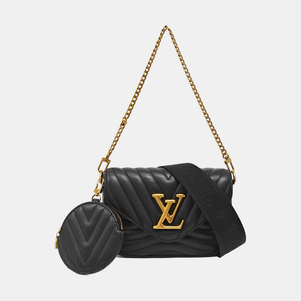 NEW WAVE Quilted Calfskin Black