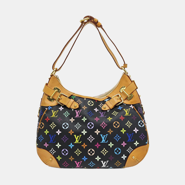 LV × TM GRETA Monogram Coated Canvas Black