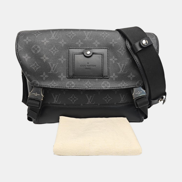 VOYAGER PM Monogram Coated Canvas Black