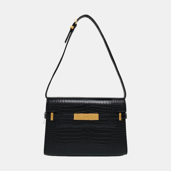 MANHATTAN Small Calfskin Black