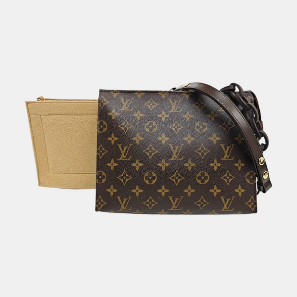 TOILET POCKET Monogram Coated Canvas Brown