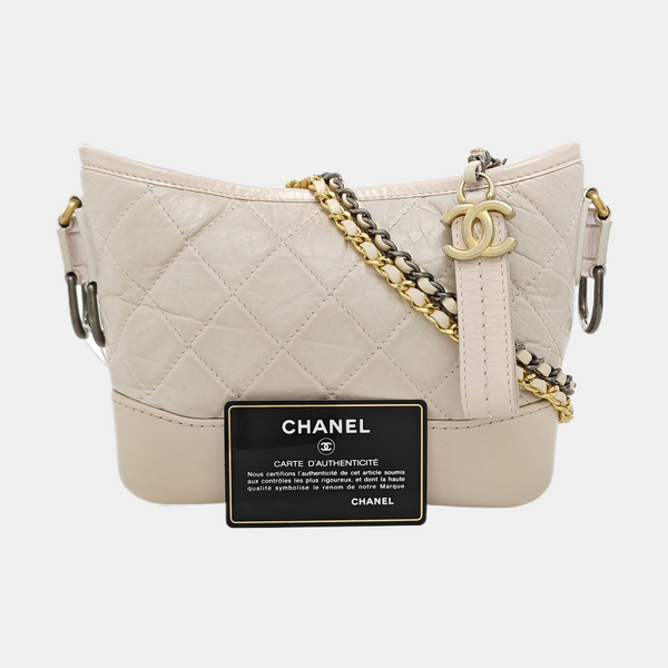 GABRIELLE Small Quilted Calfskin Pink