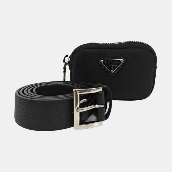 Nylon Belt Bag Black