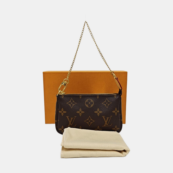 ACCESSOIRES Mini Monogram Coated Canvas Brown
