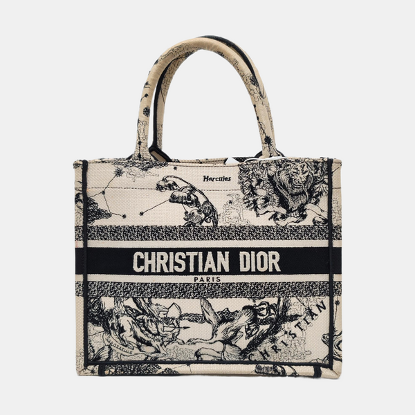 Book Tote Small Canvas White
